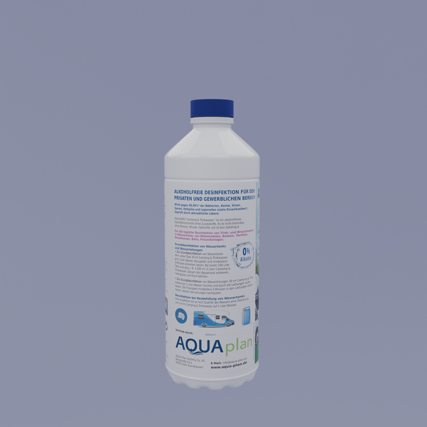 NeutroDes Camping & Wasser Flasche (1 Liter)