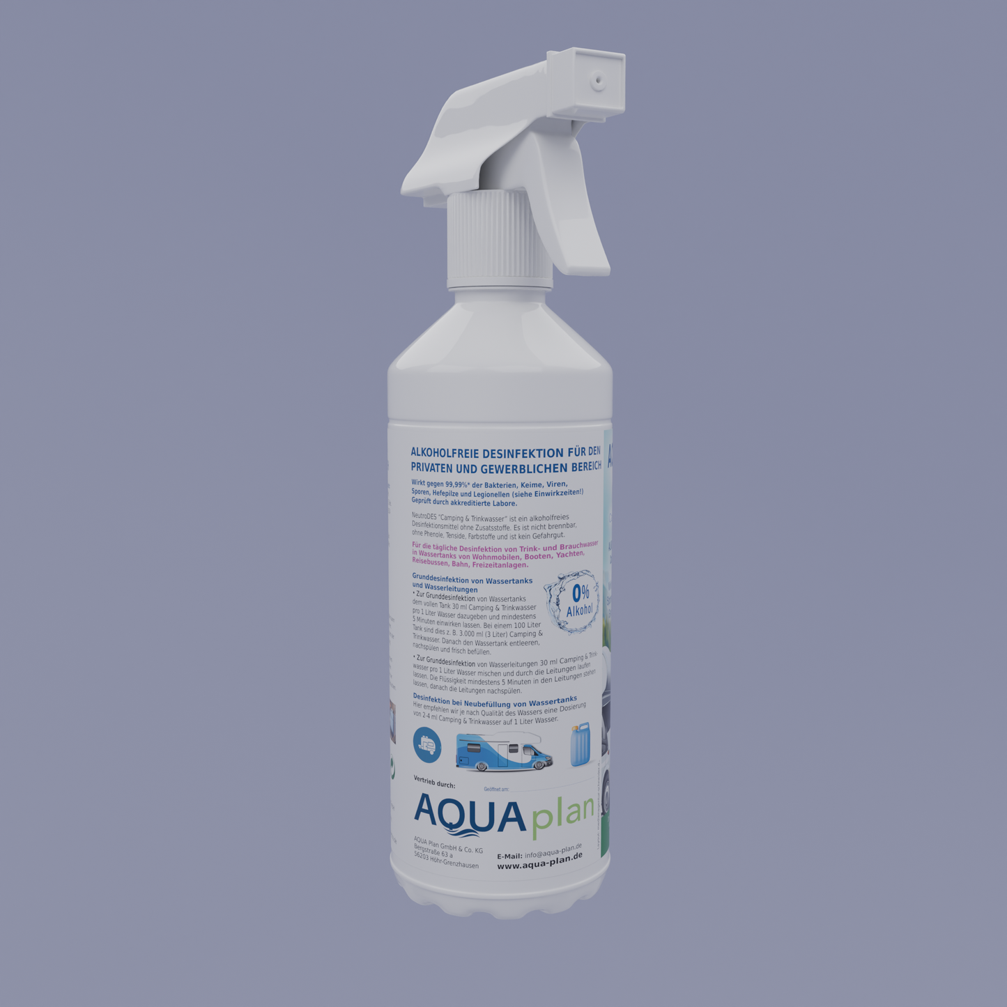 NeutroDes Camping & Wasser Flasche (1 Liter)