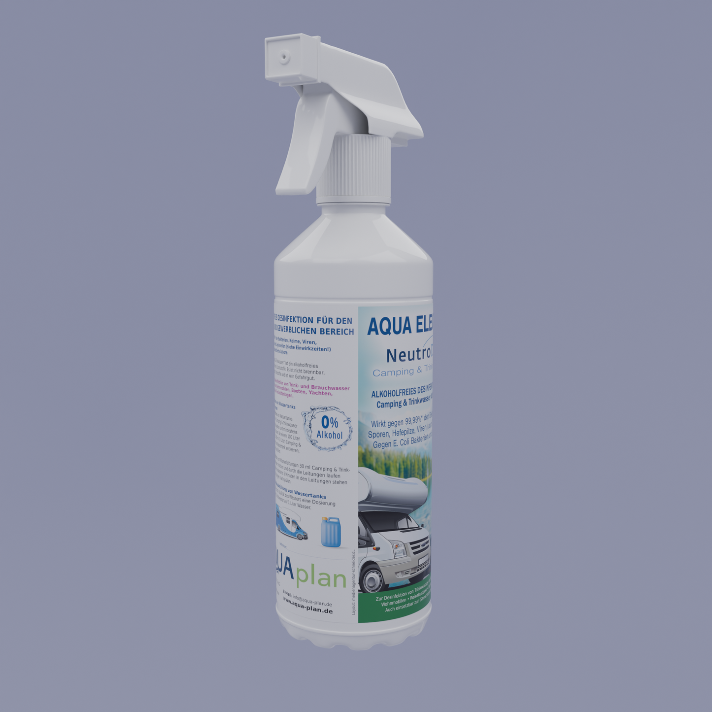 NeutroDes Camping & Wasser Flasche (1 Liter)