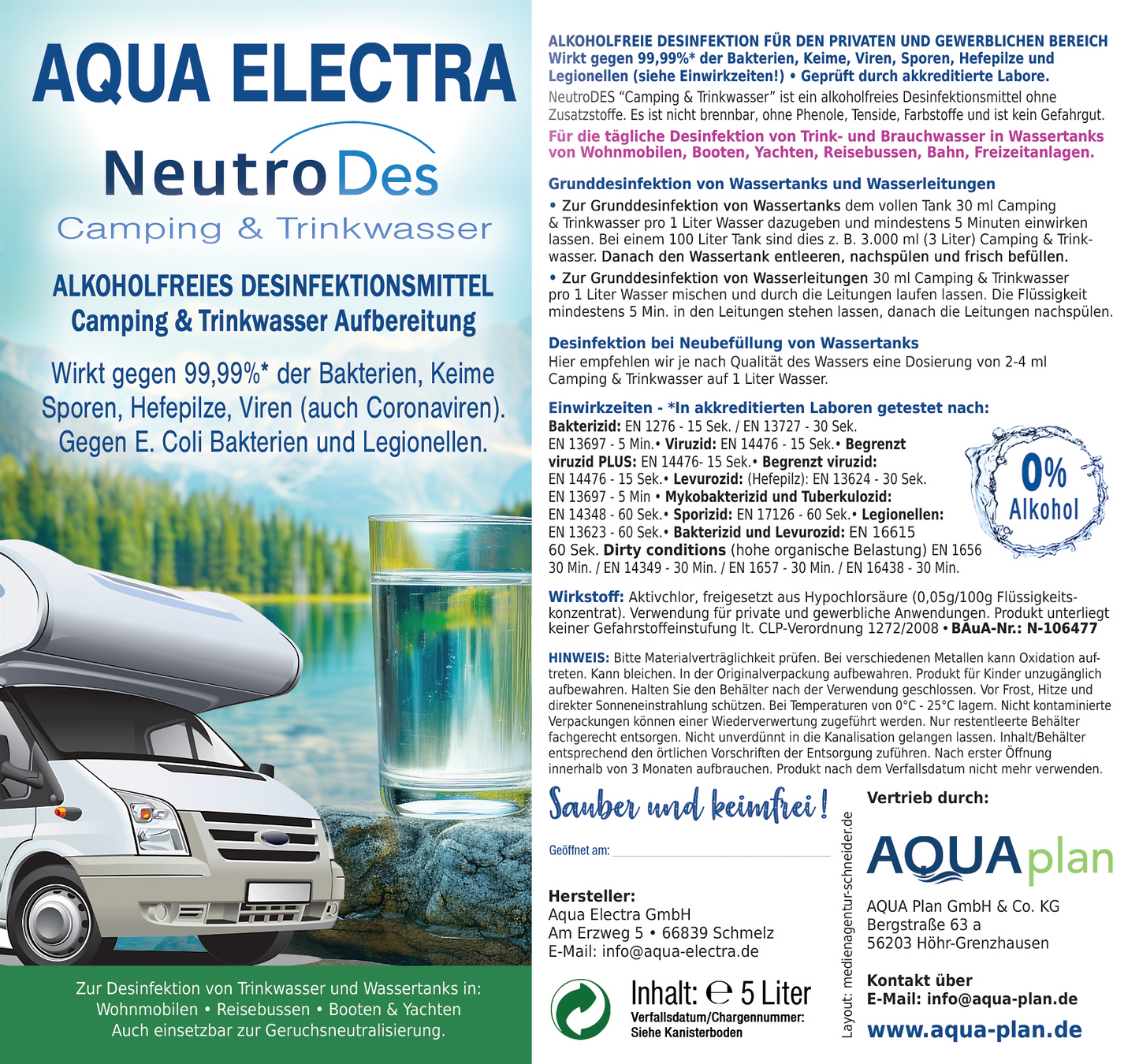 NeutroDes Camping & Wasser Kanister (5 Liter)