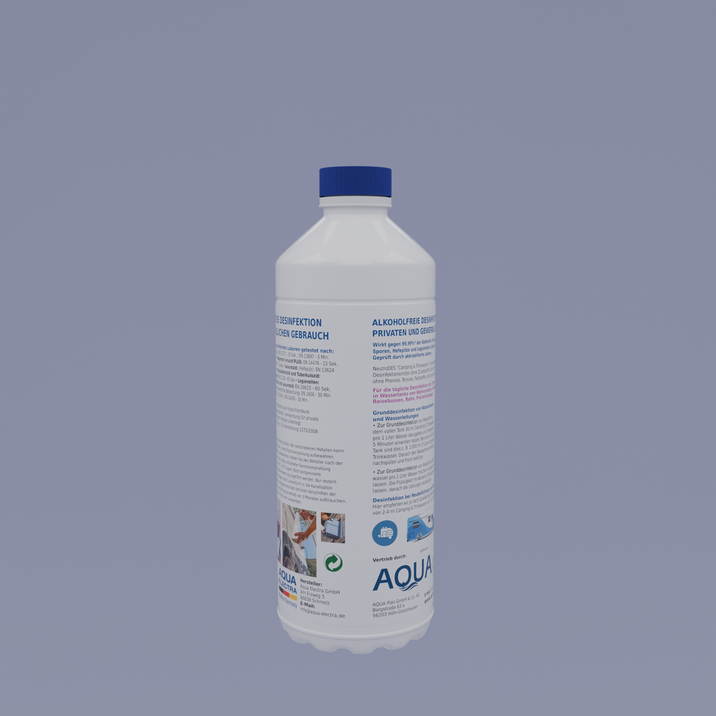 NeutroDes Camping & Wasser Flasche (1 Liter)